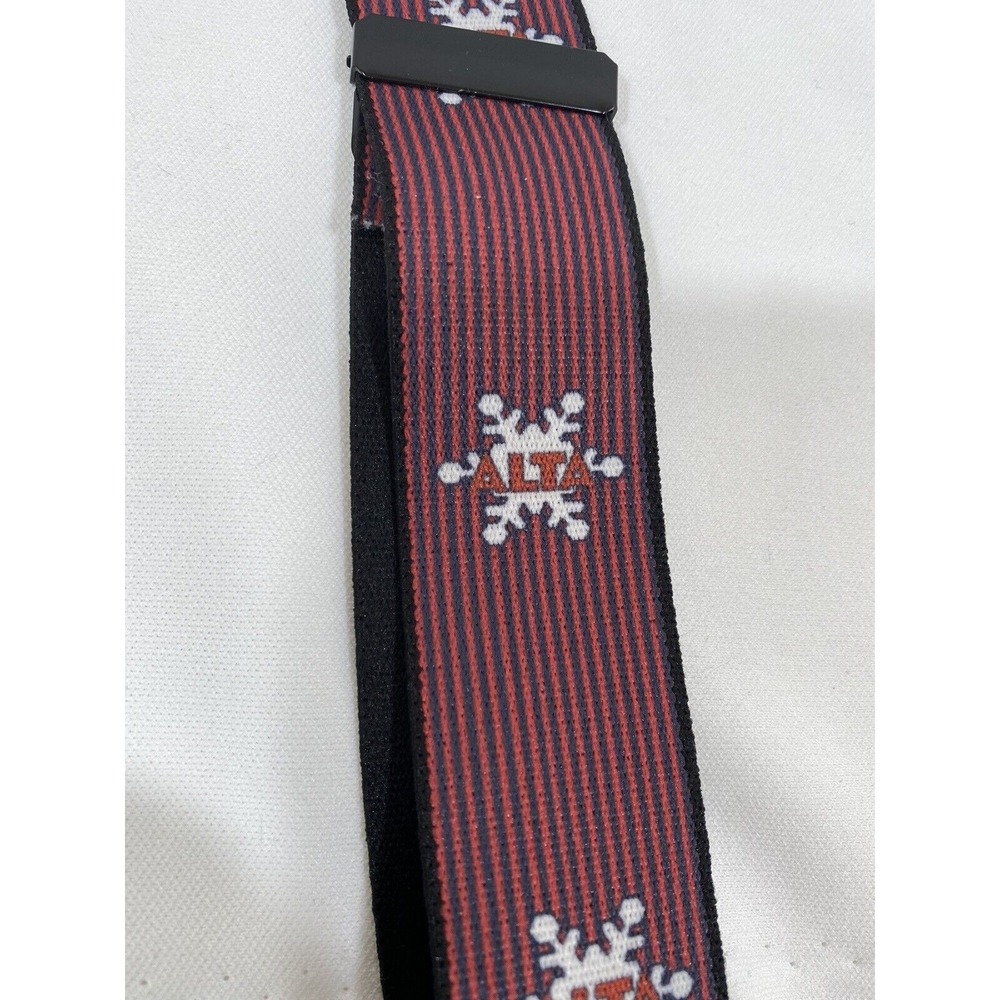 Thomas Bates Suspenders Snowflake Americana Holiday Grandpa Core X Back - Picture 9 of 12